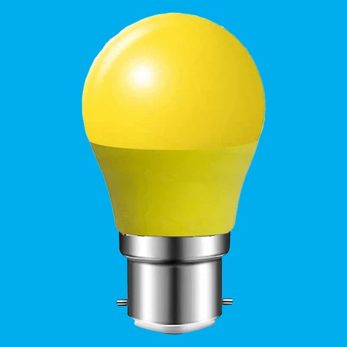Yellow coloured led g45 - , 4w