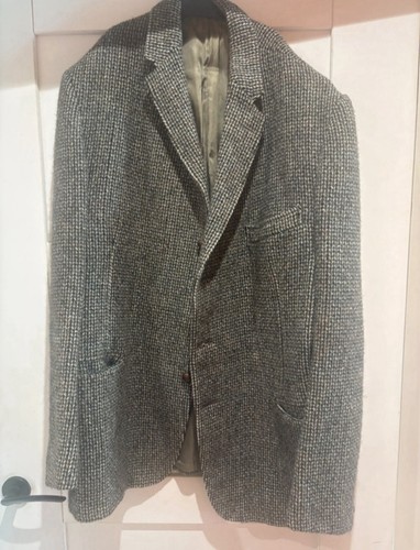 Harris tweed grey wool - harris,