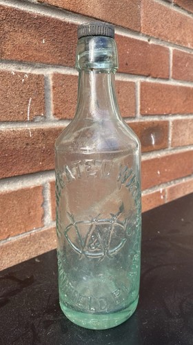Antique bottle aerated water - bottle,