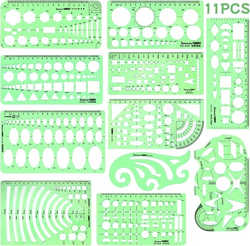 11pcs geometric drawings - 11pcs,
