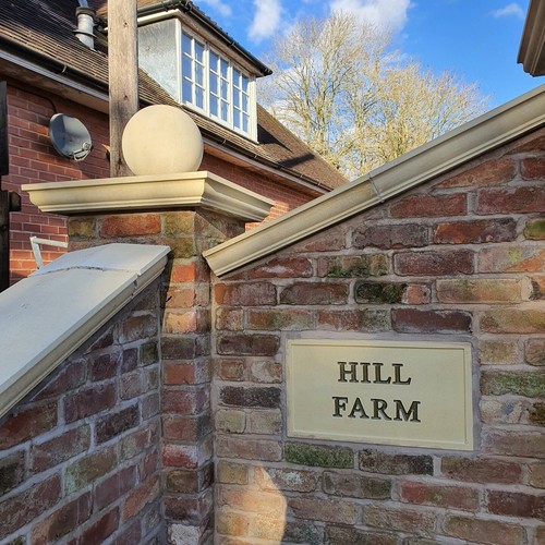 Cast stone moulded coping - cast,