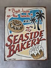 Seaside Bakery Metal Sign Vintage