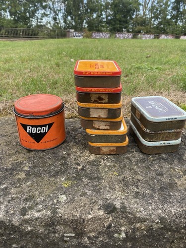 Job lot vintage tins - vintage,