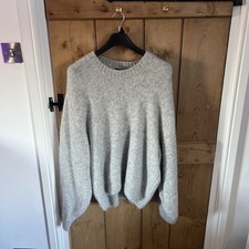 Represent Grey Wool Jumper