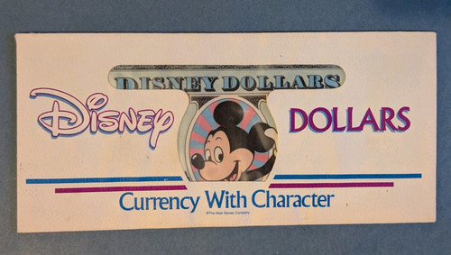 Disney dollars 1995 - 1995, dollar