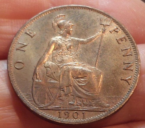 High grade 1901 victoria - grade, penny