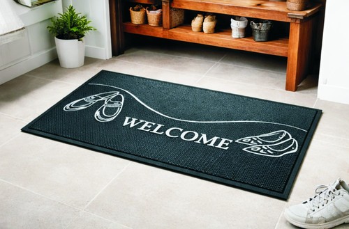 Welcome rubber door - welcome, mat