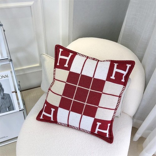 Wool cashmere pillow - wool, throw