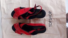 BNIB Topshop Platform Leather