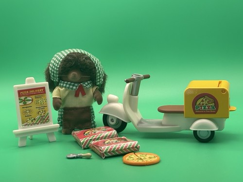 Sylvanian families pizza - sylvanian,