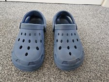 Next - Navy Blue, Croc Style, Clog Shoes - Children's Size 12