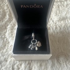 Genuine Pandora New Baby enamel Dangle Charm Botties/Dummy/feet