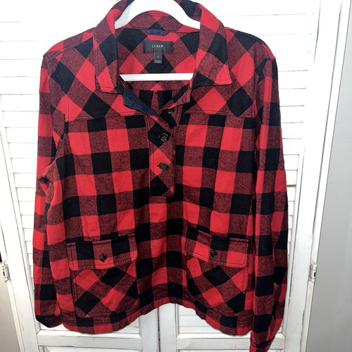 Crew red black buffalo check - buffalo,