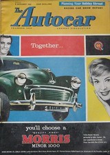 Autocar magazine 8 January