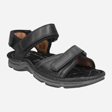 Clarks Active Air BNIB Mens Sandals ATL PART Black Leather Various Sizes
