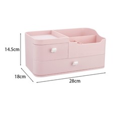 Large Plastic Beauty Box Make Up Storage Drawers Cosmetic Organizer Grids Holder