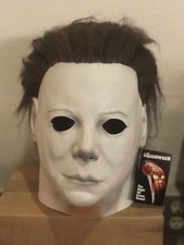 Michael Myers Mask Halloween Full Head Scary Horror Murderer Cosplay-Adult Size