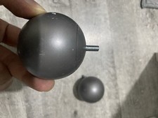 Silver Metal Crystal Ball Curtain Pole Finials Rod Ends