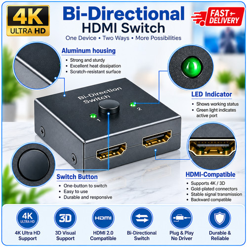 Directional hdmi switch - bi-directional,