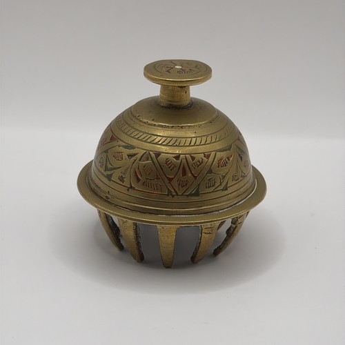 Vintage brass claw bell small - brass,