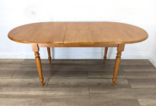 Dining table oval wooden - dining,