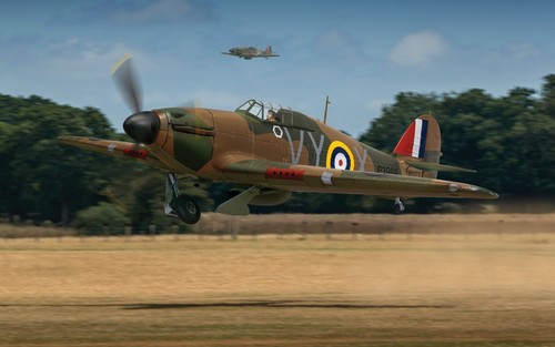 Hurricane raf j - hurricane, mk.i