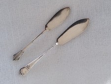 2 Silver Butter Knives 