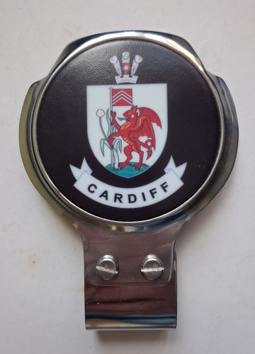 Cardiff car badge clip - cardiff,