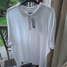 TU Man White Polo Shirt - Size