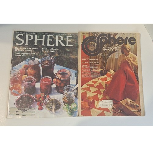 Vintage sphere magazine lot - sphere,