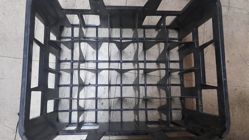 Vintage black plastic - 2, crates