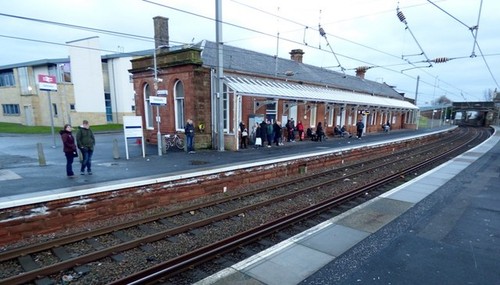 Photo 6x4 saltcoats railway - photo,