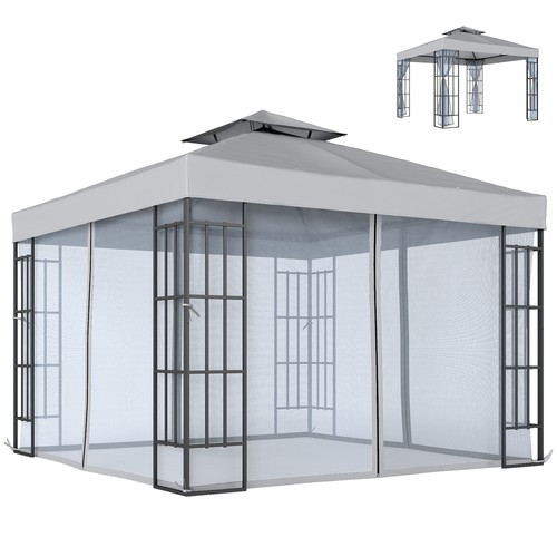 Outsunny patio gazebo - x, 3(m)