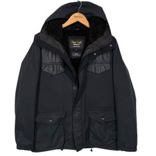 Barbour Land Rover Informer Range Rover Wax Jacket Small / XS Navy Hooded Parka