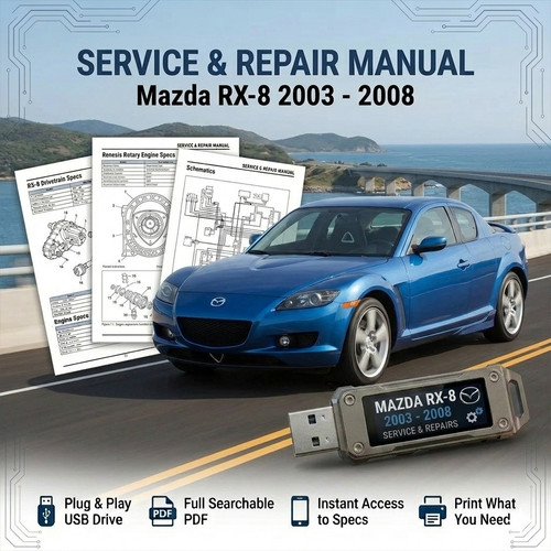 Mazda 2003 2004 2005 - mazda, rx-8