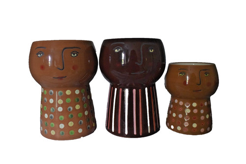 Opalhouse face planters pots - face,
