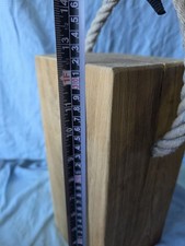 Decorative Solid Oak Door Stop