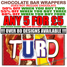 ANY 5 FOR £5 Funny Chocolate
