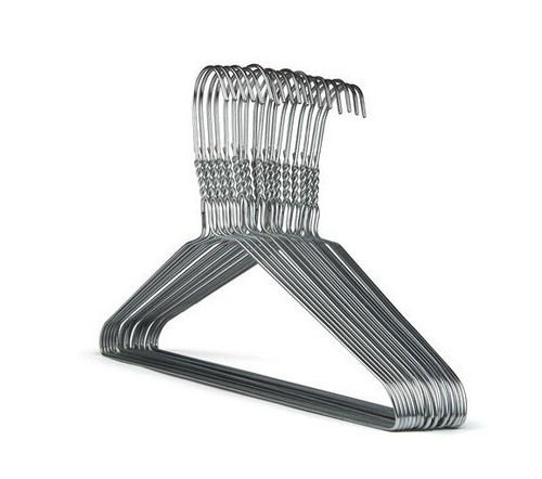 Plain galvanised silver metal - plain,