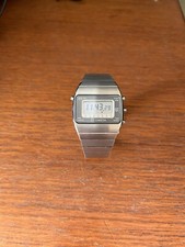 Omega Digital LCD 1430 Constellation Watch 186.0002 386.0802 Stainless 