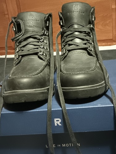 Rockport work boots black - rockport,