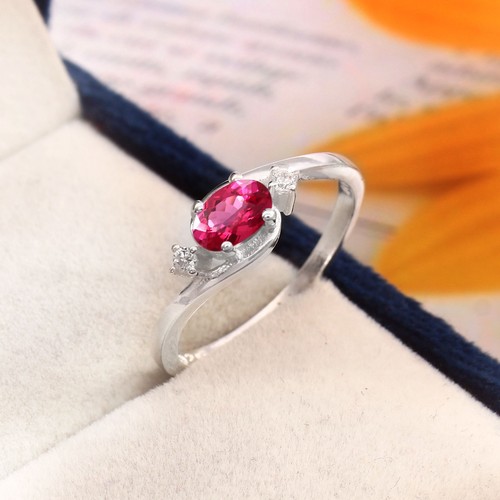Aaa pink sapphire ring - aaa,