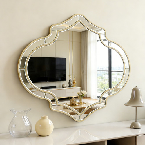 Irregular silver wall - irregular,