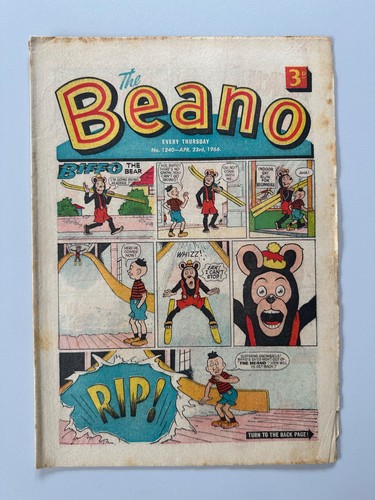 Beano comic 1240 april 23rd - beano, #1240