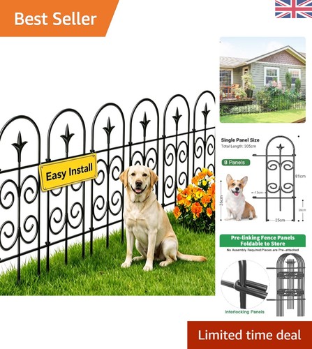 Foldable black iron garden - foldable,