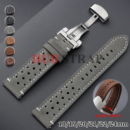 18mm 20mm 22mm leather watch - 18mm,