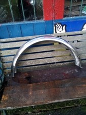 BSA triumph Norton stainless steel Rear Mudguard 5"  fits 18/19'' Wheels,  