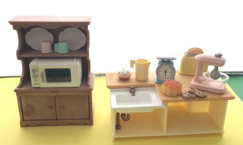 Sylvanian families kitchen - sylvanian,