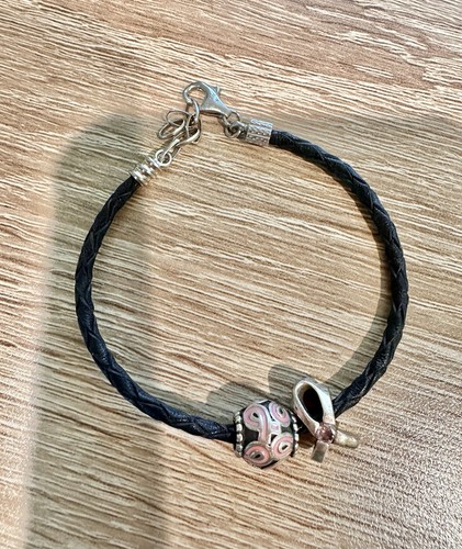 Chamilia black leather - chamilia,