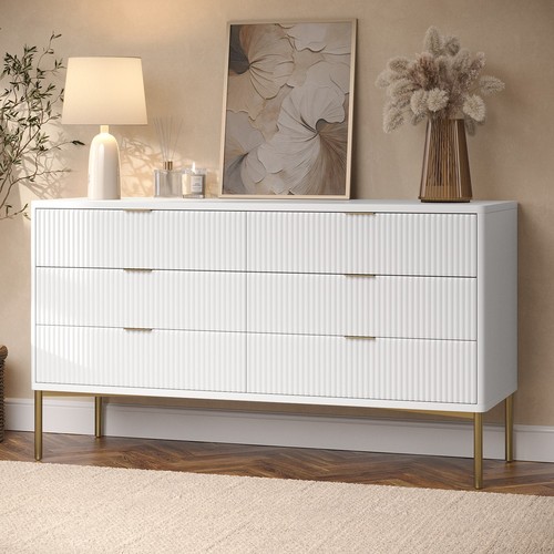 Chest drawers white gloss - drawers,